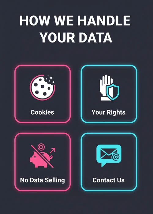 How this best online casino review site handles your data — cookies, your rights, no data selling and contact us.